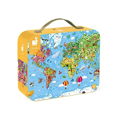 Image de Puzzle 300 pièces Janod Monde