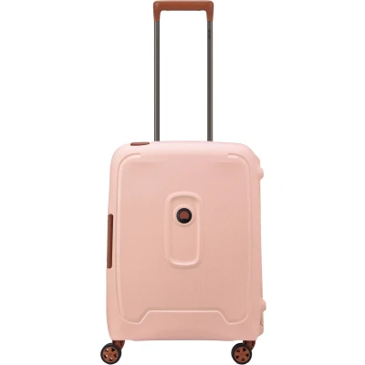 Afbeelding van Delsey Moncey 4 Wheel Trolley 55/40 Slim pink Harde Koffer