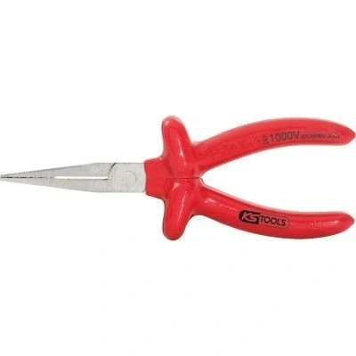 Afbeelding van KS Tools, Tang, 1000V Langbeck platte neustang, 160mm (160 mm)