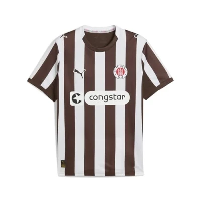 Image de PUMA FC St. Pauli 25/26 Home Jersey Men, Sport, Espresso Marron/Blanc, S