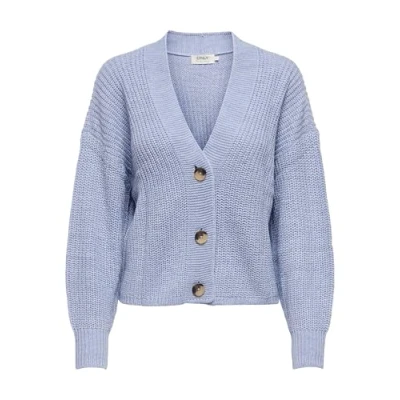Afbeelding van ONLY Onlcarolspring LS Vest, Dames, Maat: Small, Blue heron