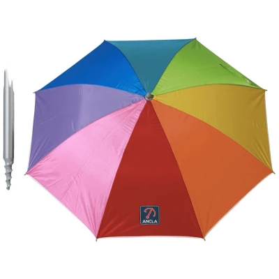Afbeelding van Parasoll 240 cm UPF 50+ Regenboog