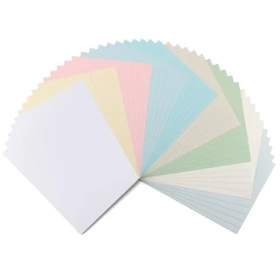 Afbeelding van Florence Cardstock Papier Linnenstructuur 29,7x21cm Pastel 45 stuks