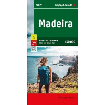 Afbeelding van Wanderkarte Madeira (hiking, cycling &amp; leisure)