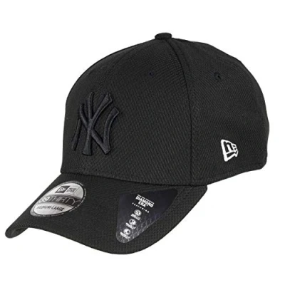 Afbeelding van New Era York Yankees 39thirty Stretch Cap Diamond Tonal Black M L