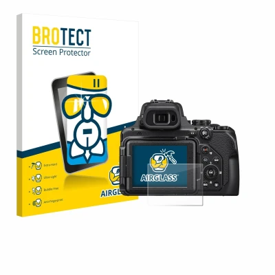 Afbeelding van BROTECT Screenprotector voor Nikon Coolpix P1000 Folie Beschermfolie Beschermglas transparant
