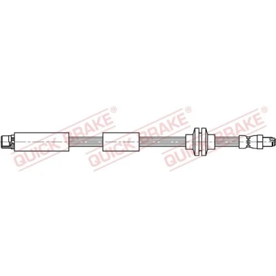 Afbeelding van QUICK BRAKE 32.812 Remslang 390 M10x1 FIAT: Croma II Estate