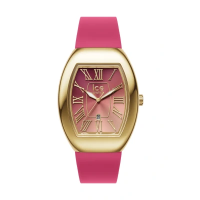 Afbeelding van ICE Watch boliday Dome Metal Pink gold 024050 Horloge Siliconen Roze Ø 40 mm