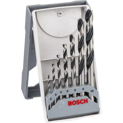 Afbeelding van Bosch Accessories 2608577347 HSS Metaal spiraalboorset 7 delig 2 mm, 3 4 5 6 8 9 10 mm 1 set(s)