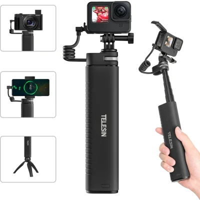 Afbeelding van Telesin Selfiestick voor GoPro met 10.000 mAh powerbank