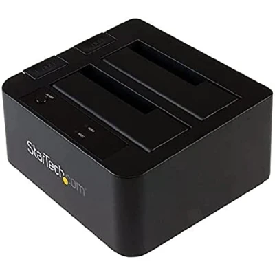 Image de StarTech.com USB 3.1 Gen 2 (10Gbps) Dual Bay Dock for 2.5&quot;/3.5&quot; SATA Drives contrôleur de stockage (Gen 2)