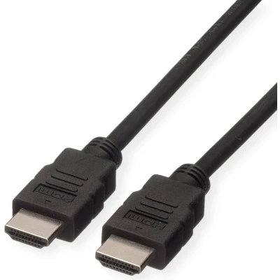 Afbeelding van ROLINE HDMI High Speed kabel met Ethernet m M, LSOH, zwart, 10