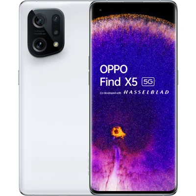 Afbeelding van Smartphone Oppo Find X5 White 6,55&quot; Snapdragon 888 Black 8 GB RAM Qualcomm 256