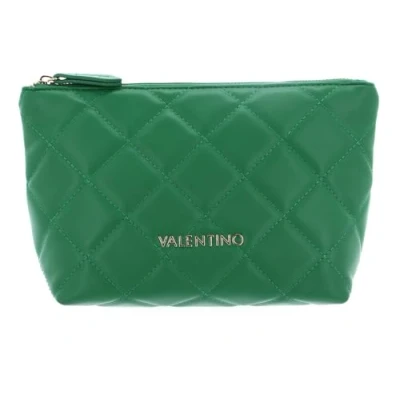Afbeelding van VALENTINO Toilettas Ocarina Soft Cosmetic Case Verde Groene
