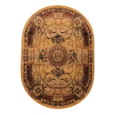 Afbeelding van Theko tapijten van Gabiro Klassiek oosters tapijt met vintage effect, zeer robuust en duurzaam, kleur: beige, 120 x 180 cm