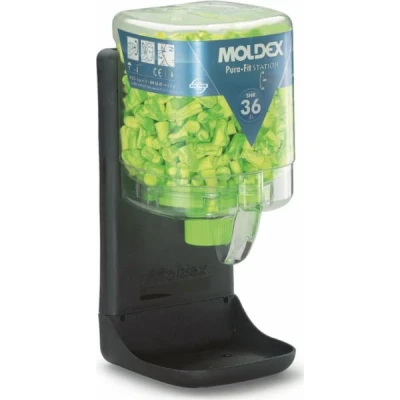 Afbeelding van MOLDEX PURA FIT PLUGSTATION 250 772501 wegwerp oordoppen in dispenser SNR36 (250 paar)
