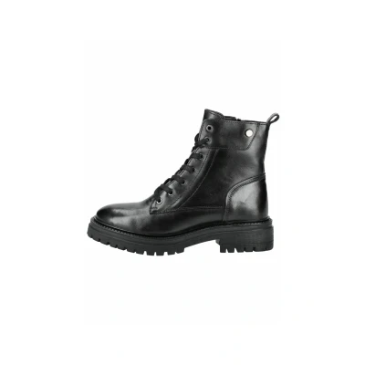 Afbeelding van Geox Veterboots, Dames, Maat: 37, Black c Leer