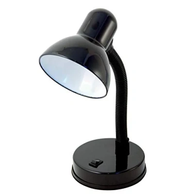 Afbeelding van CHARLESTON: Bureaulamp met E27 fitting, zwart