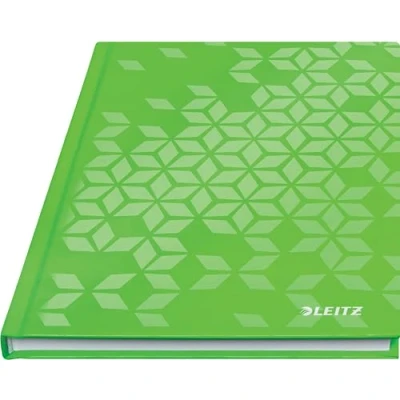 Afbeelding van Notitieboek Leitz WOW A5 160blz 90gr lijn groen