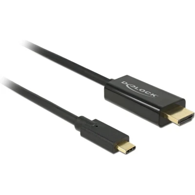 Afbeelding van Premium USB C naar HDMI kabel met DP Alt Mode (4K 60 Hz) / zwart 3 meter