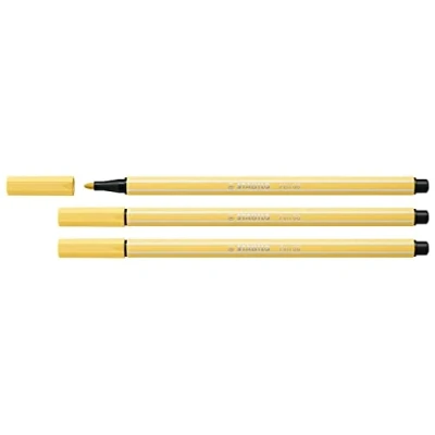 Afbeelding van Viltstift STABILO Pen 68/23 licht geel