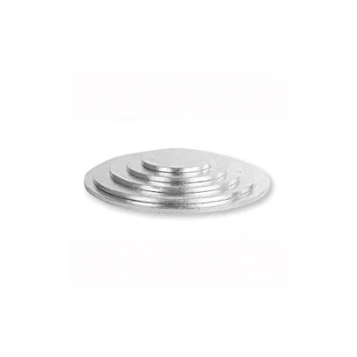 Afbeelding van Decora 0931211 Cakeboard zilver Ø 50 x H 1,2 cm