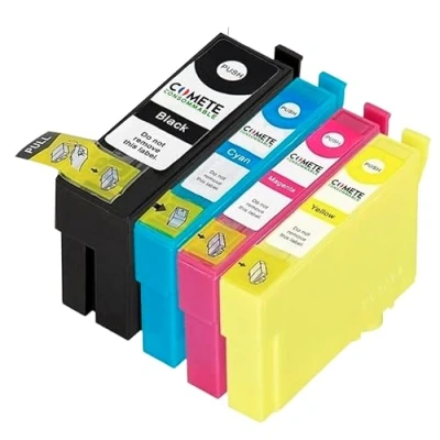 Image de COMETE 34XL Pack de 4 Cartouches d’Encre Compatibles avec Epson 34 XL Marque française