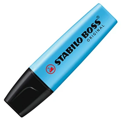 Afbeelding van STABILO Originele BOSS markeerstift enkele pen blauw