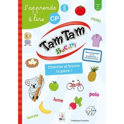 Image de Tam Safari J&#039;apprends à lire, CP niveau 1 Cherche et Trouve la paire !