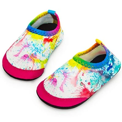 Afbeelding van Yorgou Waterschoenen voor kinderen, antislip, duikschoenen, sneldrogend, strand, meisjes, jongens, Kleurrijk