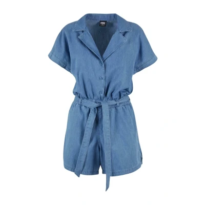 Afbeelding van Urban Classics Resort Jumpsuit, Dames, Maat: Small, Skyblue washed