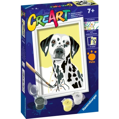 Afbeelding van Ravensburger CreArt Dalmatian Schilderen op nummer voor kinderen