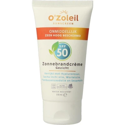 Afbeelding van O&#039;Zoleil Zonnecreme Gezicht SPF 50 ml