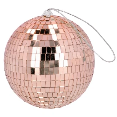 Afbeelding van Boland Disco bal rosé Goud (15 cm) Rose