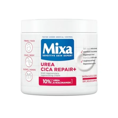 Afbeelding van Urea Cica Repair+ regenererende hand en lichaamscrème 400ml