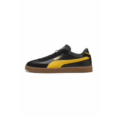 Afbeelding van Puma CLUB II ERA Sneakers laag, Maat: 48, Black yellow sizzle gum Leer/ synthetisch