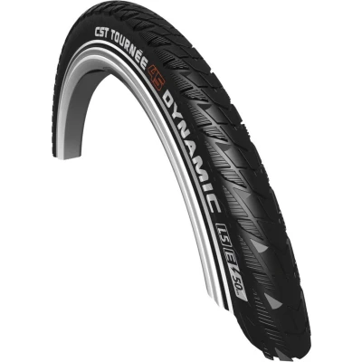 Afbeelding van Buitenband CST Tournée Dynamic 28 x 1.50 / 40 622 mm zwart met reflectie