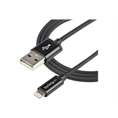 Image de StarTech.com câble Apple Lightning vers USB de 1 m Cordon charge / synchronisation pour iPhone, iPod, iPad M/M Noir