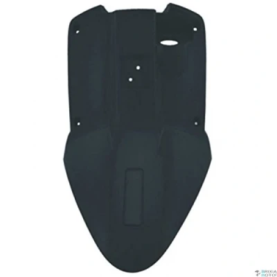 Afbeelding van one by Camamoto cod.77390005 kunststof kuip beenbeschermers tegen schild zwart glanzend compatibel met mbk booster Yamaha BW origineel jaar