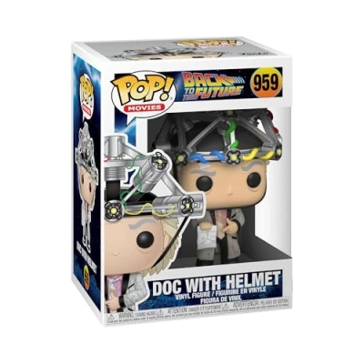 Image de Figurine Funko Pop Movies Back to the Future Doc with Helmet