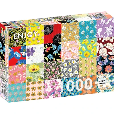 Afbeelding van Enjoy Puzzle Floral Patterns 1000 Teile.