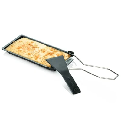 Afbeelding van Boska Cheese Barbeclette® voor BBQ Kaaspannetje met Spatel Zwart 175x85 mm