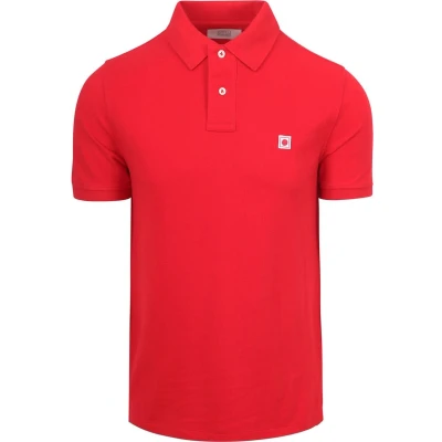 Afbeelding van King Essentials The Rene Poloshirt Rood maat XXL heren met Modern fit Pasvorm Katoen Suitable Herenkleding