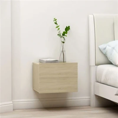 Afbeelding van vidaXL Nachtkastje 40x30x30 cm spaanplaat sonoma eikenkleurig