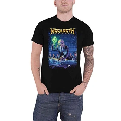 Afbeelding van Megadeth Rust In Peace 30th Anniversary Heren T shirt XL Zwart