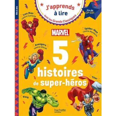 Image de Disney 5 histoires de super héros Marvel Fin CP Début CE1