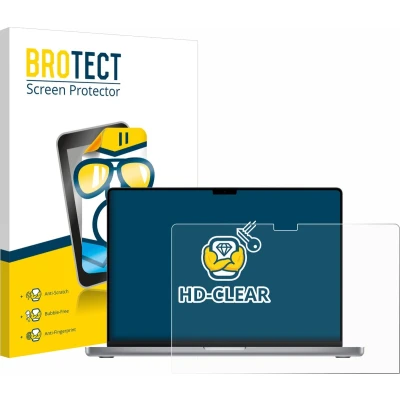 Afbeelding van BROTECT Screenprotector voor Apple MacBook Pro 16&quot; 2023 Folie Beschermfolie transparant