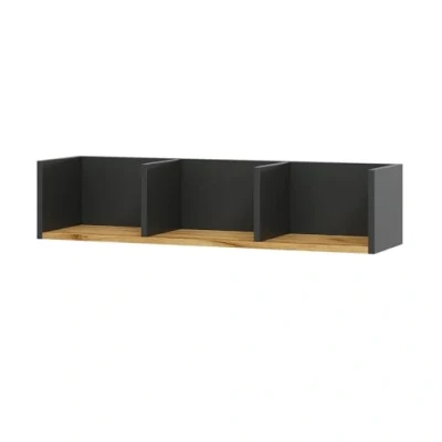 Afbeelding van Vicco TomyWandrek 90 x 20 cm Antraciet/gouden eik