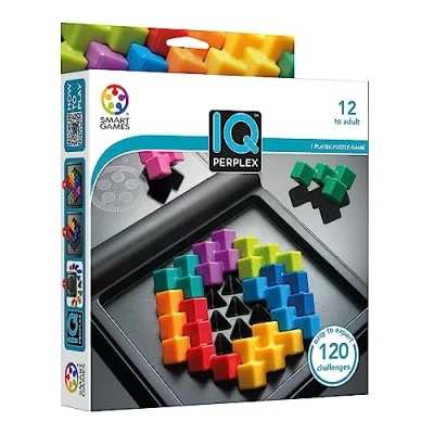 Image de SmartGames IQ Perplex Puzzle Compact Ado 12+ Casse tête Difficile 120 Défis Solo Jeu de Réflexion 12 Ans Concentration Logique Format Voyage Idée Cadeau