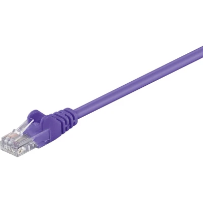 Afbeelding van Wentronic CAT5E Netwerkkabel RJ45 Paars 15 m